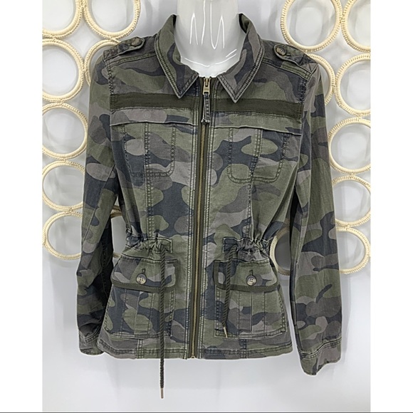 Express military inspired camo jacket NWT - Picture 2 of 15